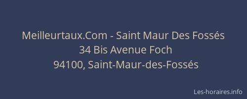 Meilleurtaux.Com - Saint Maur Des Fossés