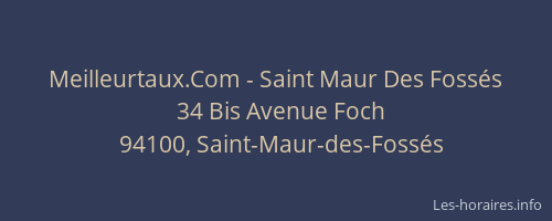 Meilleurtaux.Com - Saint Maur Des Foss&eacute;s