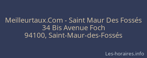 Meilleurtaux.Com - Saint Maur Des Fossés
