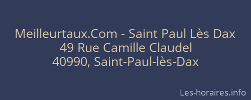 Meilleurtaux.Com - Saint Paul Lès Dax