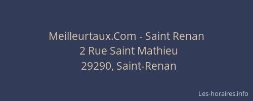Meilleurtaux.Com - Saint Renan