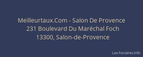 Meilleurtaux.Com - Salon De Provence