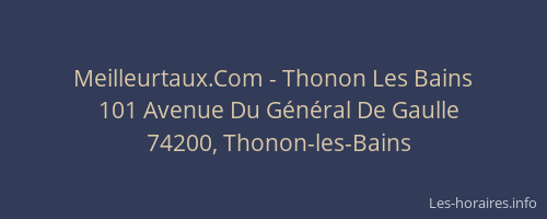 Meilleurtaux.Com - Thonon Les Bains