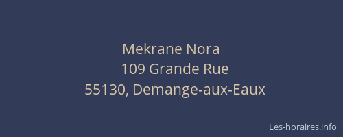 Mekrane Nora