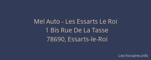 Mel Auto - Les Essarts Le Roi