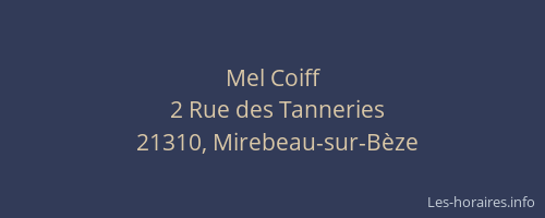 Mel Coiff