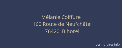 Mélanie Coiffure