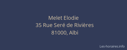 Melet Elodie