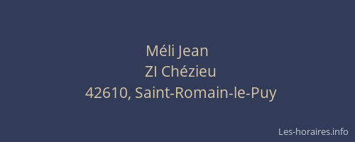 Méli Jean