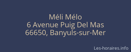 Méli Mélo