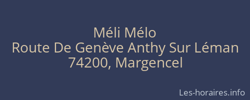 Méli Mélo