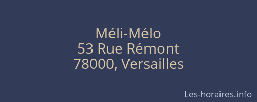 Méli-Mélo