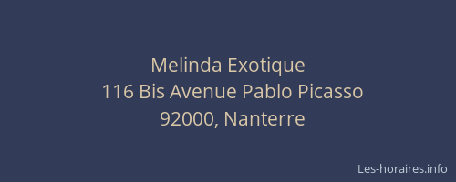 Melinda Exotique