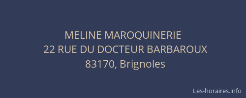 MELINE MAROQUINERIE