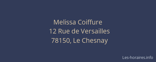Melissa Coiffure