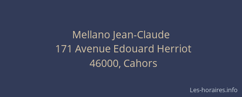 Mellano Jean-Claude