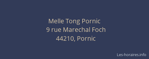Melle Tong Pornic