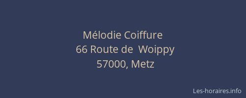 Mélodie Coiffure