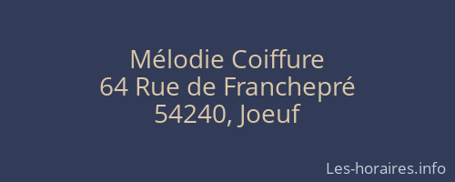 Mélodie Coiffure