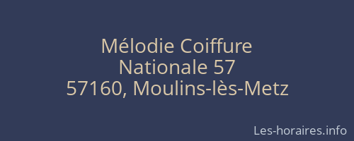 Mélodie Coiffure