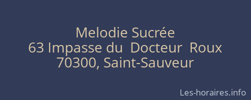 Melodie Sucrée