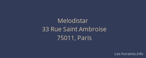 Melodistar
