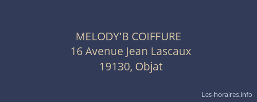 MELODY'B COIFFURE