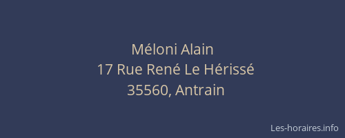 Méloni Alain
