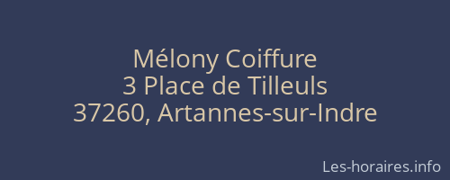 Mélony Coiffure