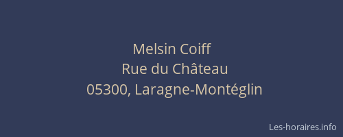Melsin Coiff