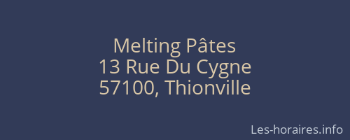 Melting Pâtes
