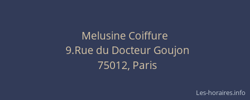 Melusine Coiffure