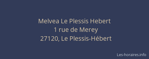 Melvea Le Plessis Hebert