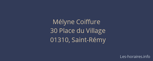 Mélyne Coiffure