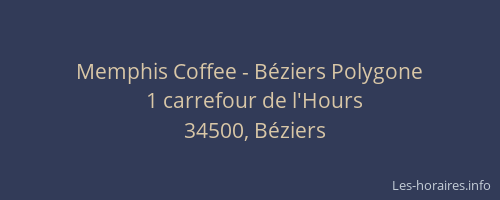 Memphis Coffee - Béziers Polygone