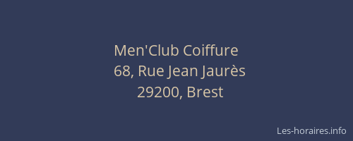 Men'Club Coiffure