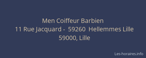 Men Coiffeur Barbien