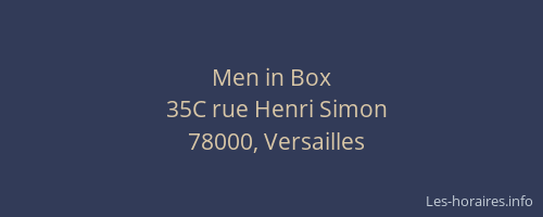 Men in Box