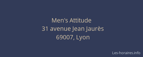 Men's Attitude