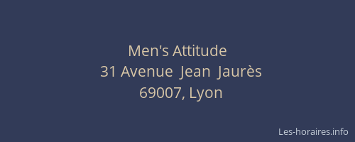Men's Attitude