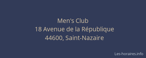Men's Club