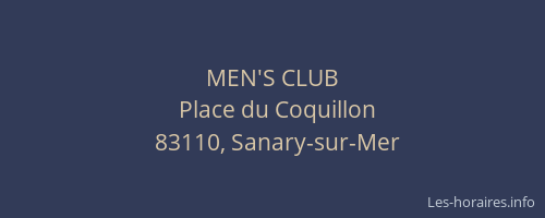 MEN'S CLUB