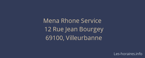 Mena Rhone Service