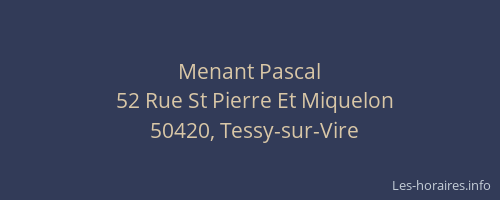 Menant Pascal