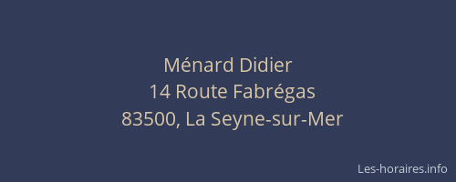 Ménard Didier