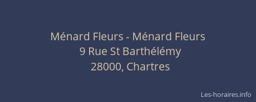 Ménard Fleurs - Ménard Fleurs