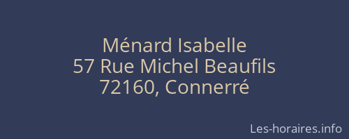 Ménard Isabelle