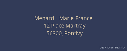 Menard    Marie-France