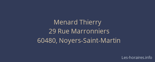 Menard Thierry
