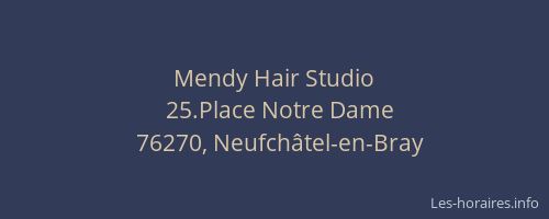Mendy Hair Studio